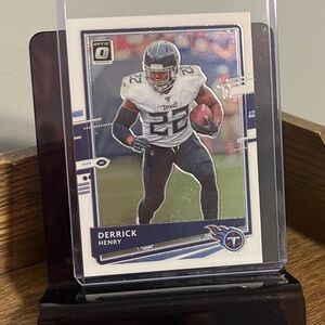 🏈 Derrick Henry 2020 Panini Donruss Optic NFL Football Trading Card #95